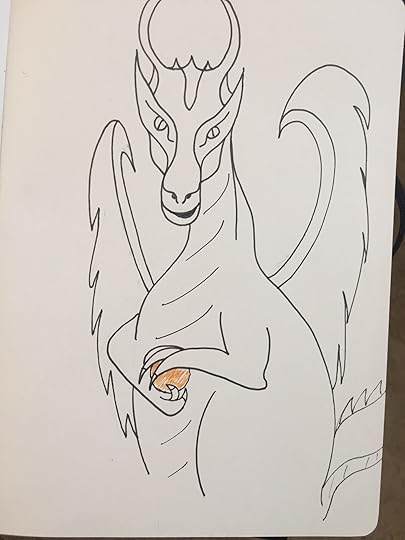 dragon coloring page