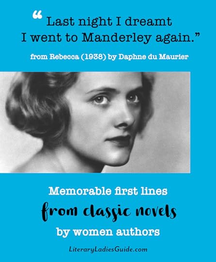 Memorable first lines from classic novels — Manderley quote from Rebecca