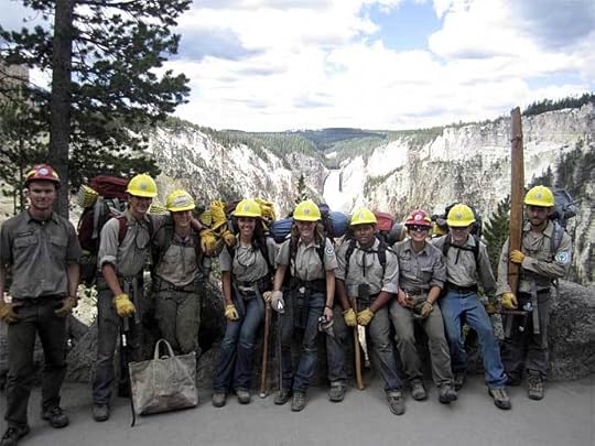 Yellowstone youth conservation corps members