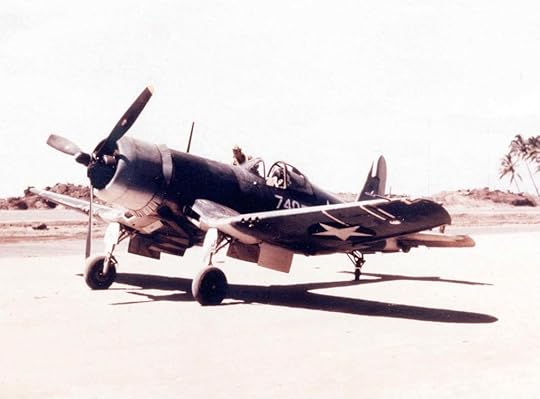 Marine F4U-1 Corsair, Torokina Airstrip, Bougainville, Solomon Islands, early 1943 (US Marine Corps photo)