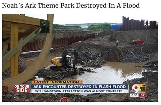 Noah's ark destroyed by flood
