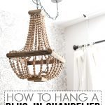 Interesting How To Convert Chandelier To Plug In 69 For Home Remodel Ideas with How To Convert Chandelier To Plug In