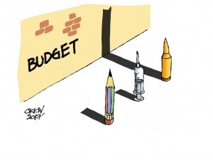 Myanmar Budget cartoon
