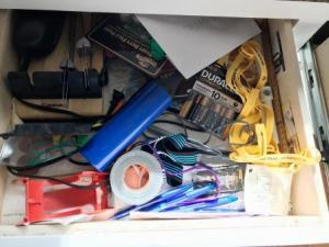 Junk drawer, comfort, Sonoma County fires, Clutter Free, Kathi Lipp, paperclips, recovering from a fire, hurricane disasters