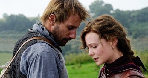 Holding in his pain one last moment. (Matthias Schoenaerts as Gabriel Oak in Far from the Madding Crowd)