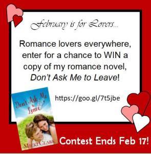 Enter to WIN an eBook of Don’t Ask Me to Leave!