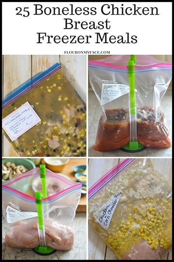 25 Boneless Chicken Breast Freezer Meals