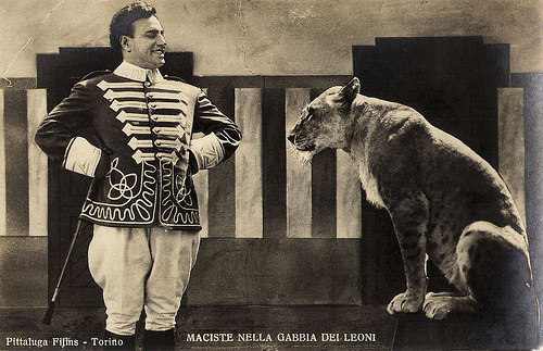Bartolomeo Pagano in Maciste nella gabbia dei leoni (1926)