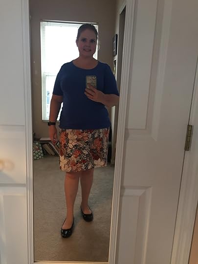 J Crew top from my closet; Clarks flats