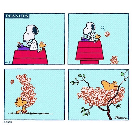 Snoopy at the Typewriter
