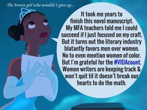 Tiana hopeful VIDA count