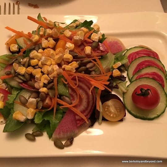 veggie salad at Circa 1886 restaurant in Charleston, South Carolina
