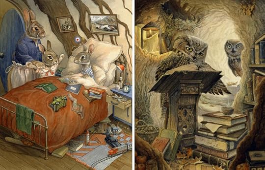 Bedside Visit and Autumn Scribe by Chris Dunn