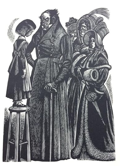 1943 illustration by Fritz Eichenberg fro Jane Eyre by Charlotte Brontë