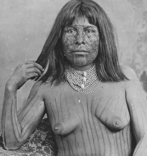 Mohave woman tattoos
