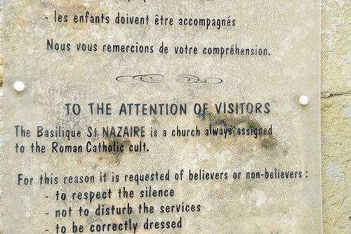 Cité de Carcassonne - la basilique Saint-Nazaire et Saint-Celse