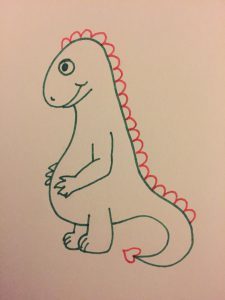 dragon that looks like a dinosaur