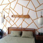 Inspiring Wall Paint Patterns With Tape 33 On Decor Inspiration with Wall Paint Patterns With Tape