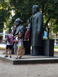 Marx and Engels with Company