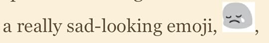 A screenshot of the text on my Kindle. It says 