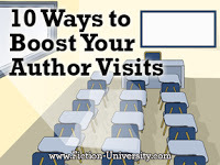 school visits, making money as an author, 