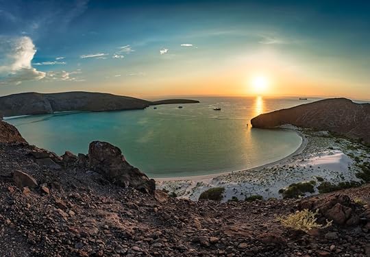 Balandra Beach at sunset