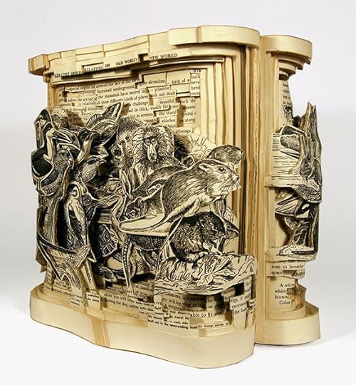 Brian Dettmer Cut Out Book Art