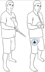 2a Stick Grab Counters, Survival Fitness Plan Self-Defense Stick Fighting