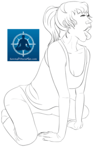 1 - How to do Lion Pose - Curing Yoga Poses - Survival Fitness Plan Alternative Medicine Training