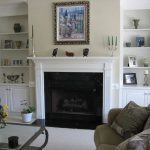 Remarkable Fireplace Mantel With Shelves On Side 44 On Home Wallpaper with Fireplace Mantel With Shelves On Side