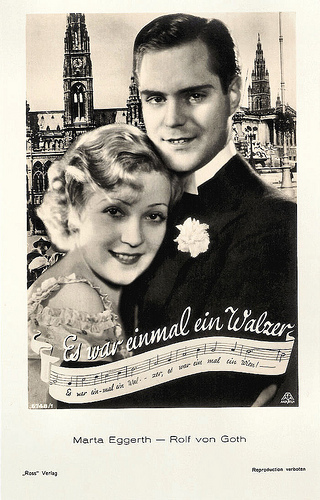 Rolf von Goth and Marta Aggerth in Es war einmal ein Walzer (1932)