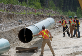 Kinder Morgan pipe