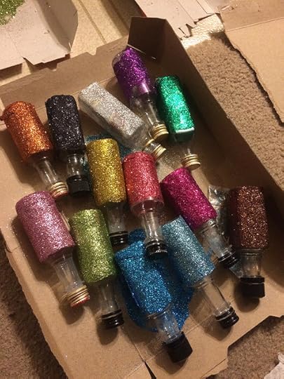 sparkly bottles