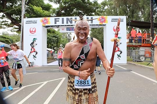Man in honolulu Marathon