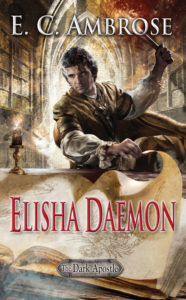 cover art for ELISHA DAEMON by E.C. Ambrose