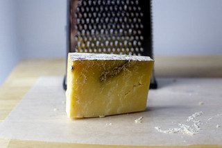 sometimes I get fancy with aged cheddar