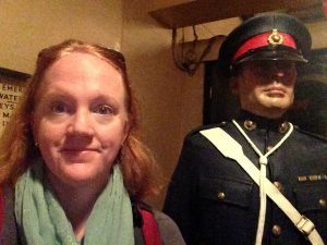 This is me in the underground bunker at the Churchill War Rooms, now a museum. (July 2016)