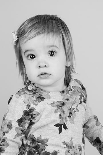 One year old Molly Lambert got the 100 in Hamble started...