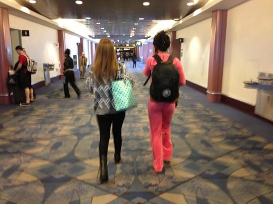  Sorry about the dodgy focus here. I'm a writer trying not to look like a creeper. Not a photographer. 