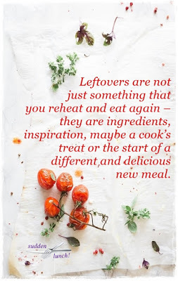 leftovers are inspiring ingredients pinterest image