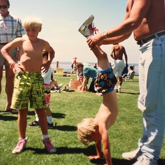 Photo from Ashes in the Ocean : Early yoga days with John Maher . La Jolla, Ca. Circa 1990