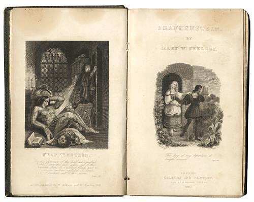 Frankenstein title page original