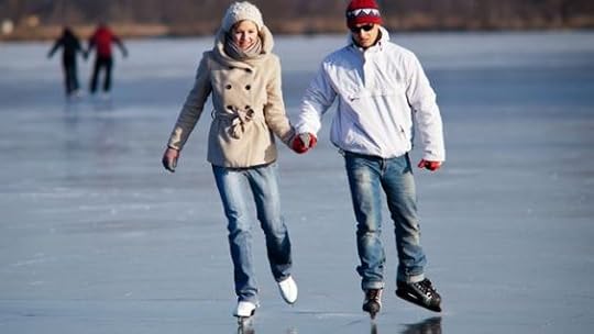 couple ice skating