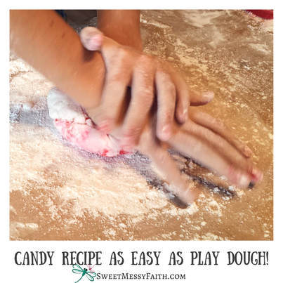 Need a Kid Made Gift? Try this candy recipe that's actually FUN to make!