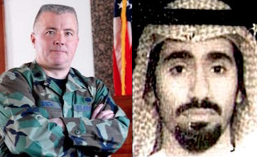 Col. Vance Spath and Abd al-Rahim al-Nashiri, both at the heart of a meltdown in the military commission trial system at Guantanamo.