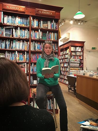  She read. She sang (beautifully). She told us how her latest novel came to be. It was wonderful. 