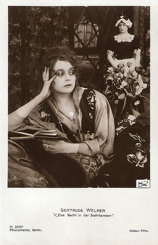 Gertrude Welcker in Eine Nacht in der Stahlkammer (1917)