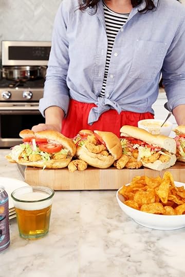 Spicy Fried Shrimp Po’Boys