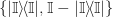 \{|\mathbb I\rangle\!\langle\mathbb I |, \mathbb I - |\mathbb I\rangle\!\langle \mathbb I|\}