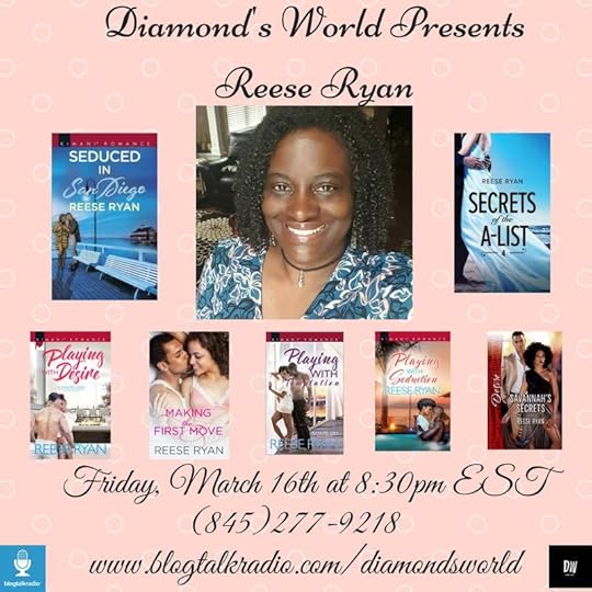 Join Reese Ryan for a live discussion about her Pleasure Cove and Bourbon Brothers series.